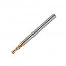 VHM Zweischneider Stirnschliff Ø3 | SL8 | S4 | GL50 | Z2 - HRC55